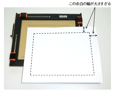 イーゼルマスクの余白